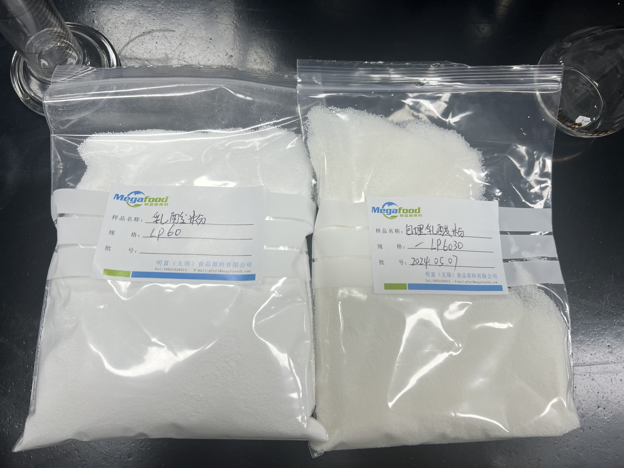 Encapsulated/Coated lactic acid powder LP6030